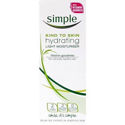 Simple hydrating light moisturiser 125ml