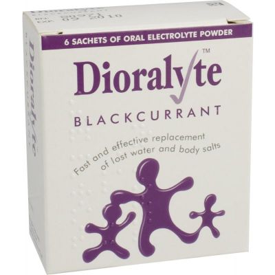 Dioralyte supplement sachets blackcurrant 6 pack