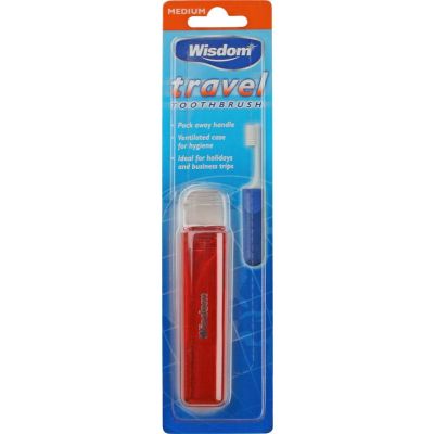 Wisdom toothbrushes travel