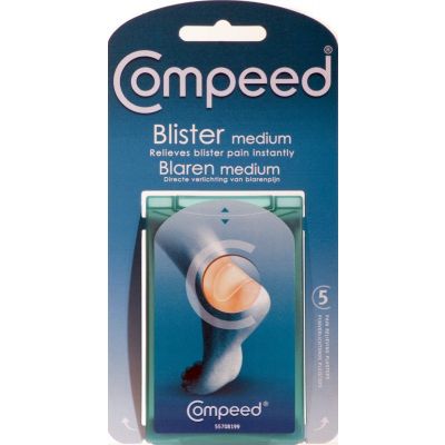 Compeed Hydrocolloid patches blisters medium 5 pack