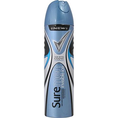 Sure for men anti-perspirant deodorant invisible ice 150ml