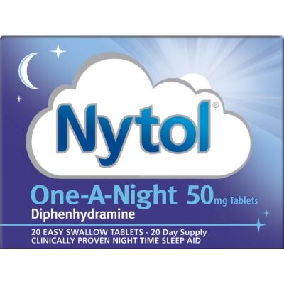 NYTOL 50mg Caplets 20