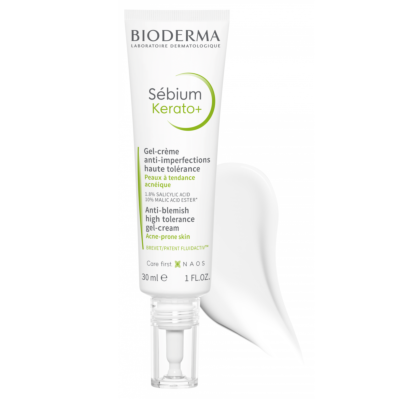 Bioderma Sébium Kerato+ | Anti-blemish gel cream for acne prone skin 30 ml