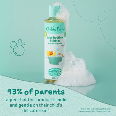 Childs Farm Baby Bedtime Bubbles, Organic Tangerine 250ml