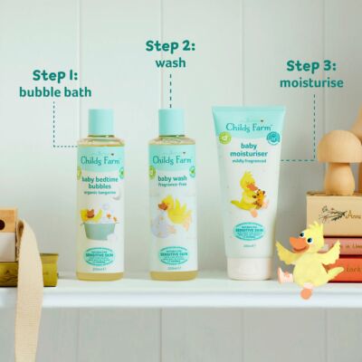 Childs Farm Baby Bedtime Bubbles, Organic Tangerine 250ml