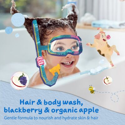 CHILDS FARM hair & body wash BLACKBERRY & APPLE 250ml