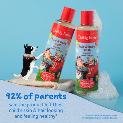 CHILDS FARM hair & body wash ORGANIC SWEET ORANGE 250ml