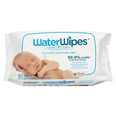 Derma water wipes 60 pack