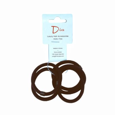 Diva Extra Thick Snag-Free Elastics Brown