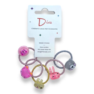 Children’s Assorted Elastics x6