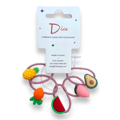 Children’s Assorted Elastics x6