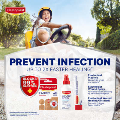 ELASTOPLAST plasters sensitive multi tone medium fabric medium 20