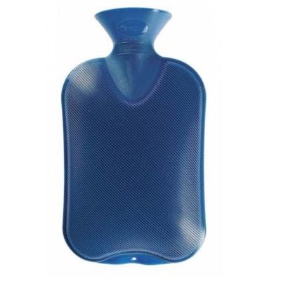 Fashy Sapphire Double Ribbed Hot Water Bottle 2L