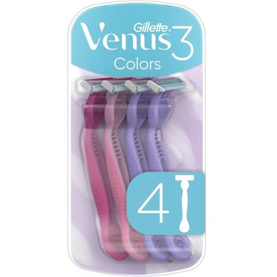 Gillette simply venus 3 razor plus 4 pack