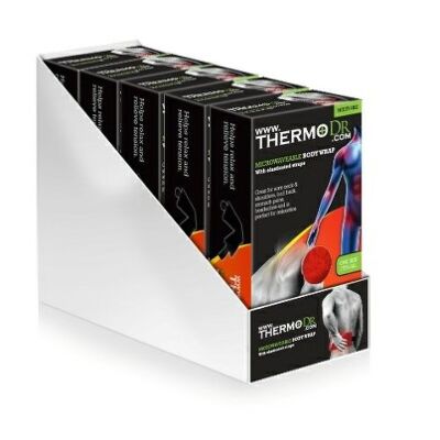 Thermodr microwaveable wheat filled wrap body 