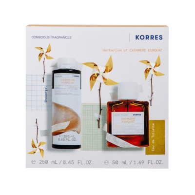 Korres Cashmere Kumquat Eau De Toilette 50mL + Shower Gel 250mL Set