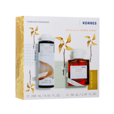 Korres Cashmere Kumquat Eau De Toilette 50mL + Shower Gel 250mL Set