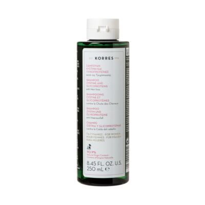 KORRES WOMENS SHAMPOO WITH CYSTINE & GLYCOPROTEINS FOR HAIR LOSS 250ML