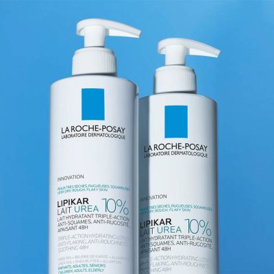La Roche-Posay Lipikar Lait Urea 10% Triple-Action Hydrating Lotion For Dry, Irritated Skin 400ml