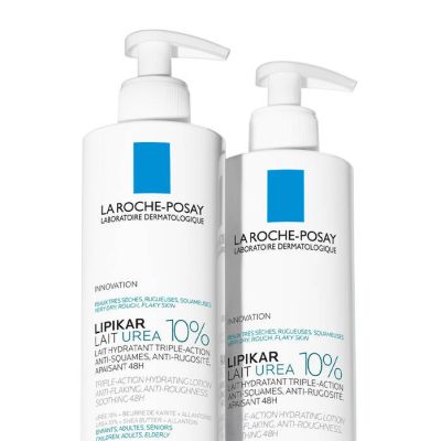 La Roche-Posay Lipikar Lait Urea 10% Triple-Action Hydrating Lotion For Dry, Irritated Skin 400ml