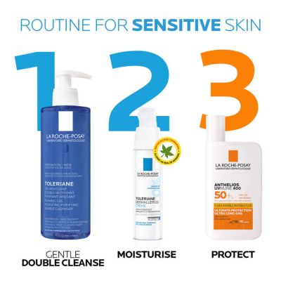 La Roche-Posay Toleriane Foaming Gel Face Cleanser 400ml