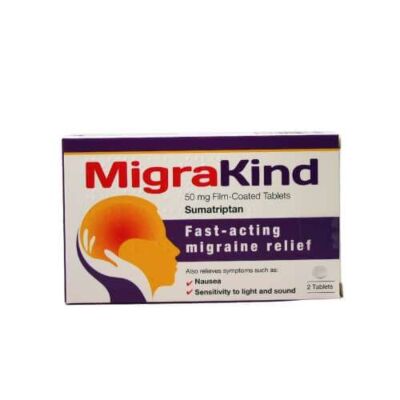 Migrakind 50 mg film coated tablets