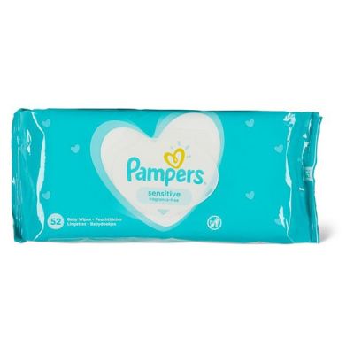 PAMPERS baby wipes sensitive  52