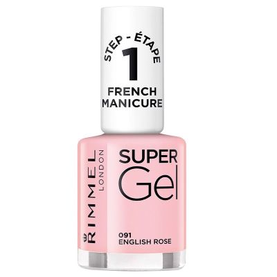RIMMEL french manicure supergel polish English Rose 091