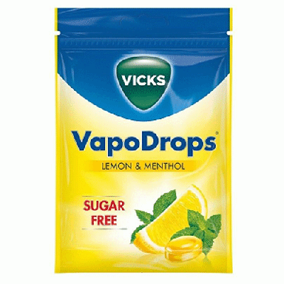 Vicks vapodrops lemon menthol 