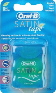 Oral-b dental tape Satintape mint flavoured 25m