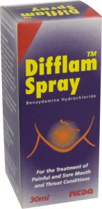 Difflam throat & mouth spray 0.15% w/v 30ml