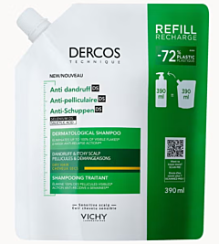 Dercos anti dandruff DS shampoo itchy and dry hair refill 390ml 