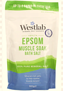 Westlab Epsom Muscle Soak Bath Salt 500g