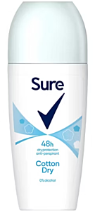 Sure Cotton Dry Roll on 